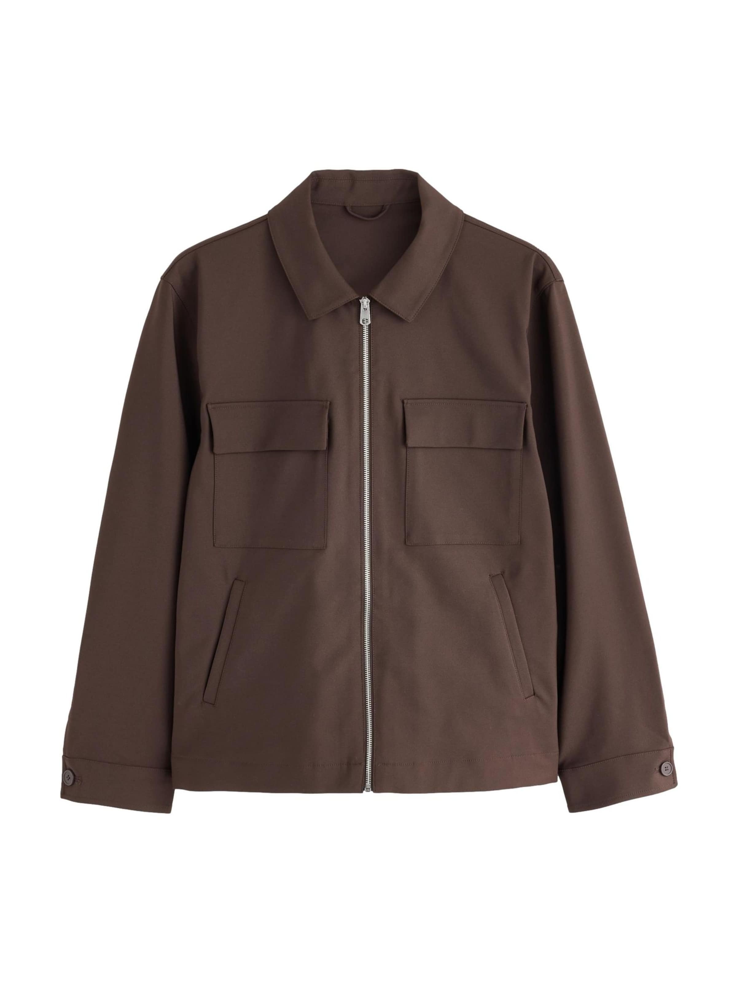Next Jacke in Braun: Vorderseite