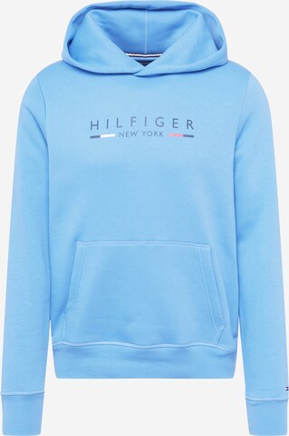 Sweat-shirt TOMMY HILFIGER en bleu : devant