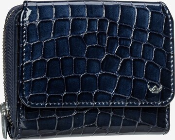 GOLDEN HEAD Wallet 'Cayenne' in Blue: front