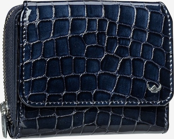 GOLDEN HEAD Geldbörse 'Cayenne' in Blau: Vorderseite