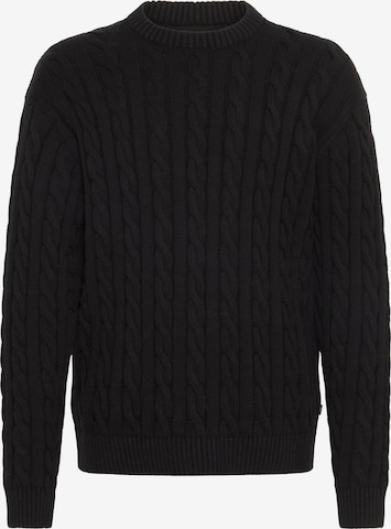 Pullover 'Malcolm' di !Solid in nero: frontale