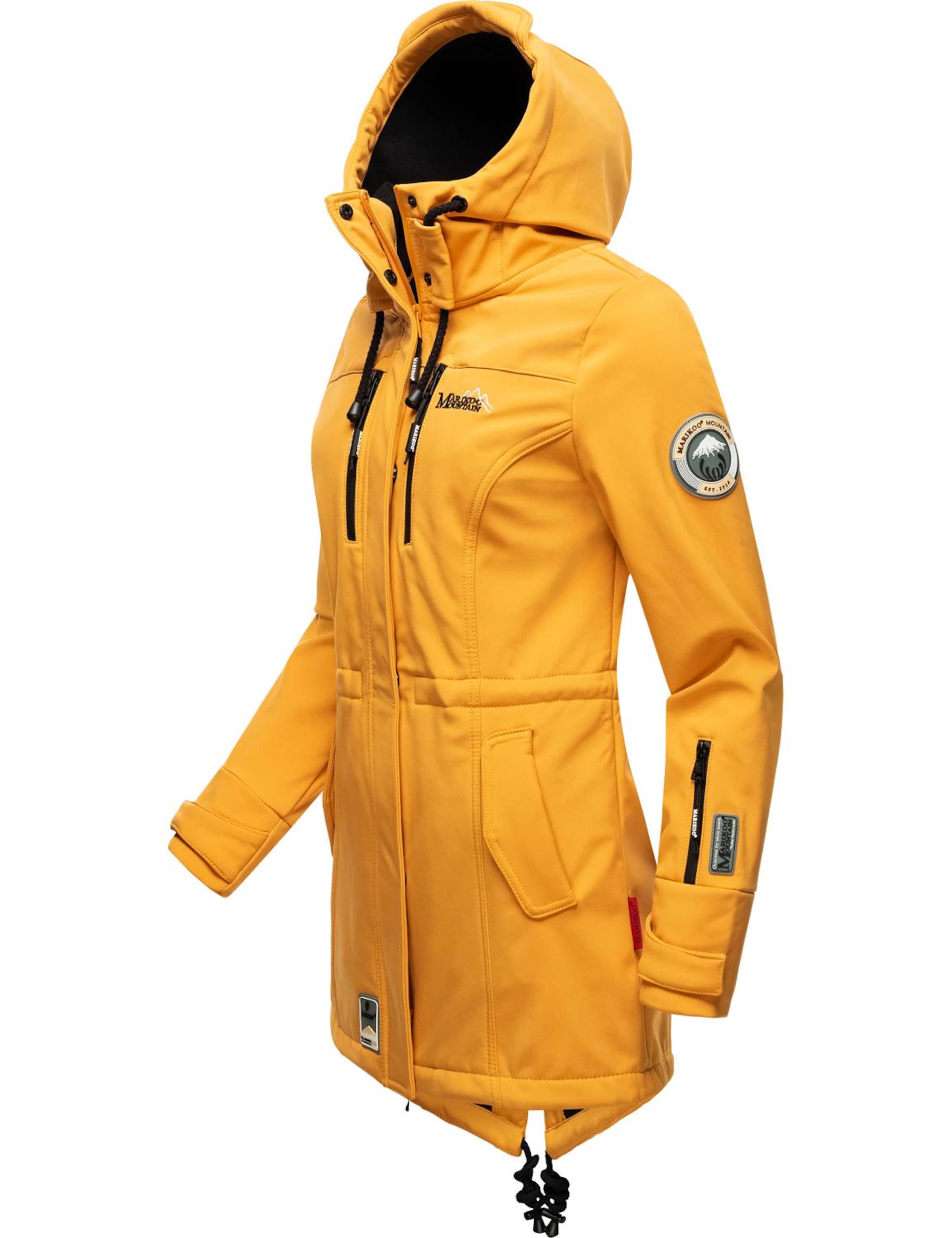 MARIKOO Funktionsmantel 'Zimtzicke' in Gelb