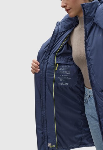 MARIKOO Winter Coat 'Nanami 16' in Blue