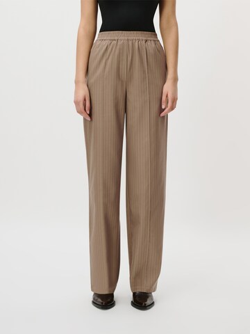 LeGer by Lena Gercke - Pierna ancha Pantalón 'Daphne Tall' en beige: frente