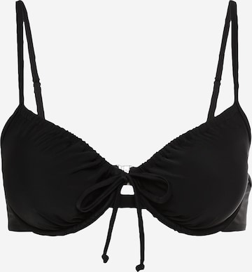 Balconcino Top per bikini 'Gina' di LSCN by LASCANA in nero: frontale