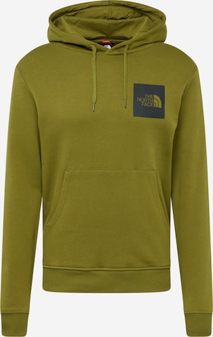 THE NORTH FACE Sweatshirt 'FINE' in Groen: voorkant