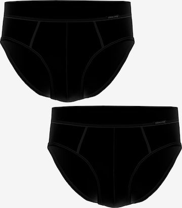 Ammann Panty ' 181 Feinripp ' in Black: front