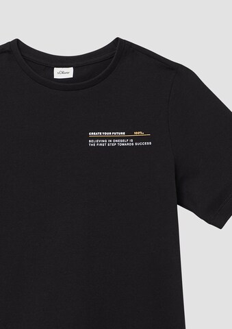 T-Shirt s.Oliver en noir
