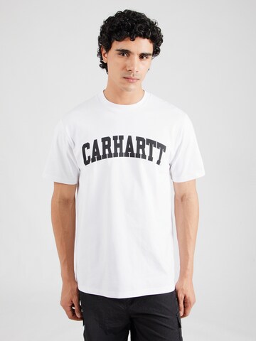 T-Shirt 'University' Carhartt WIP en blanc : devant