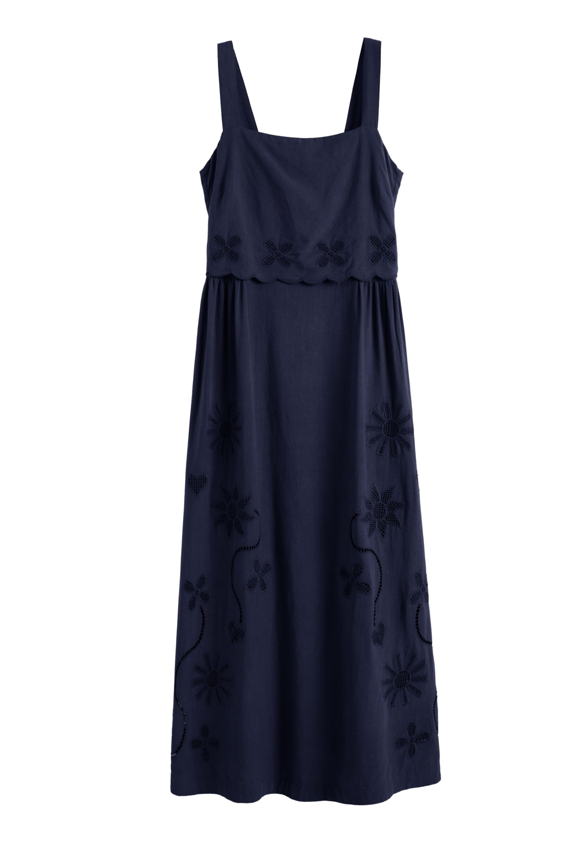 Chinti & Parker - Vestido de verão em azul: frente