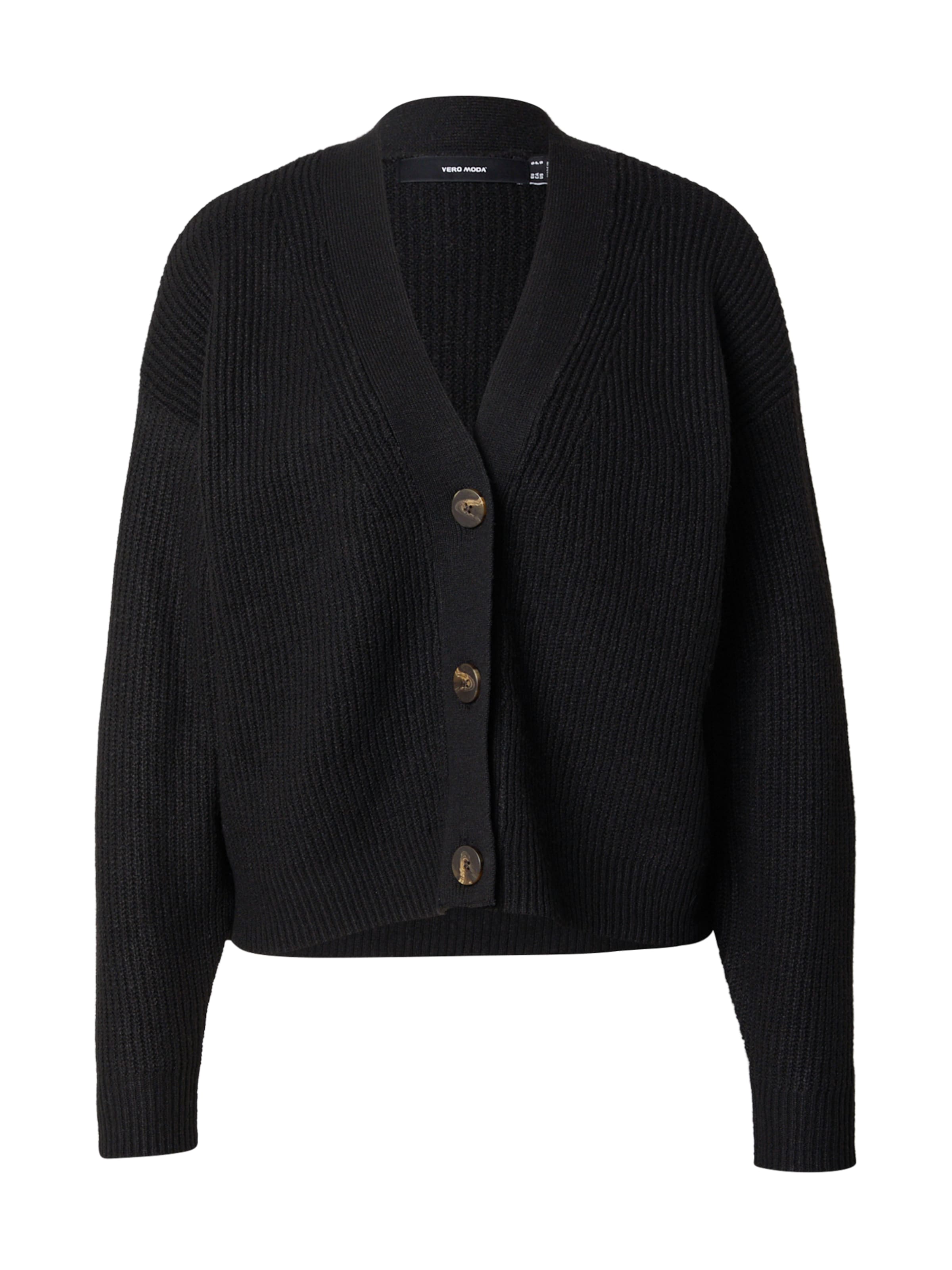 VERO MODA Kardigan w kolorze czarny: przód