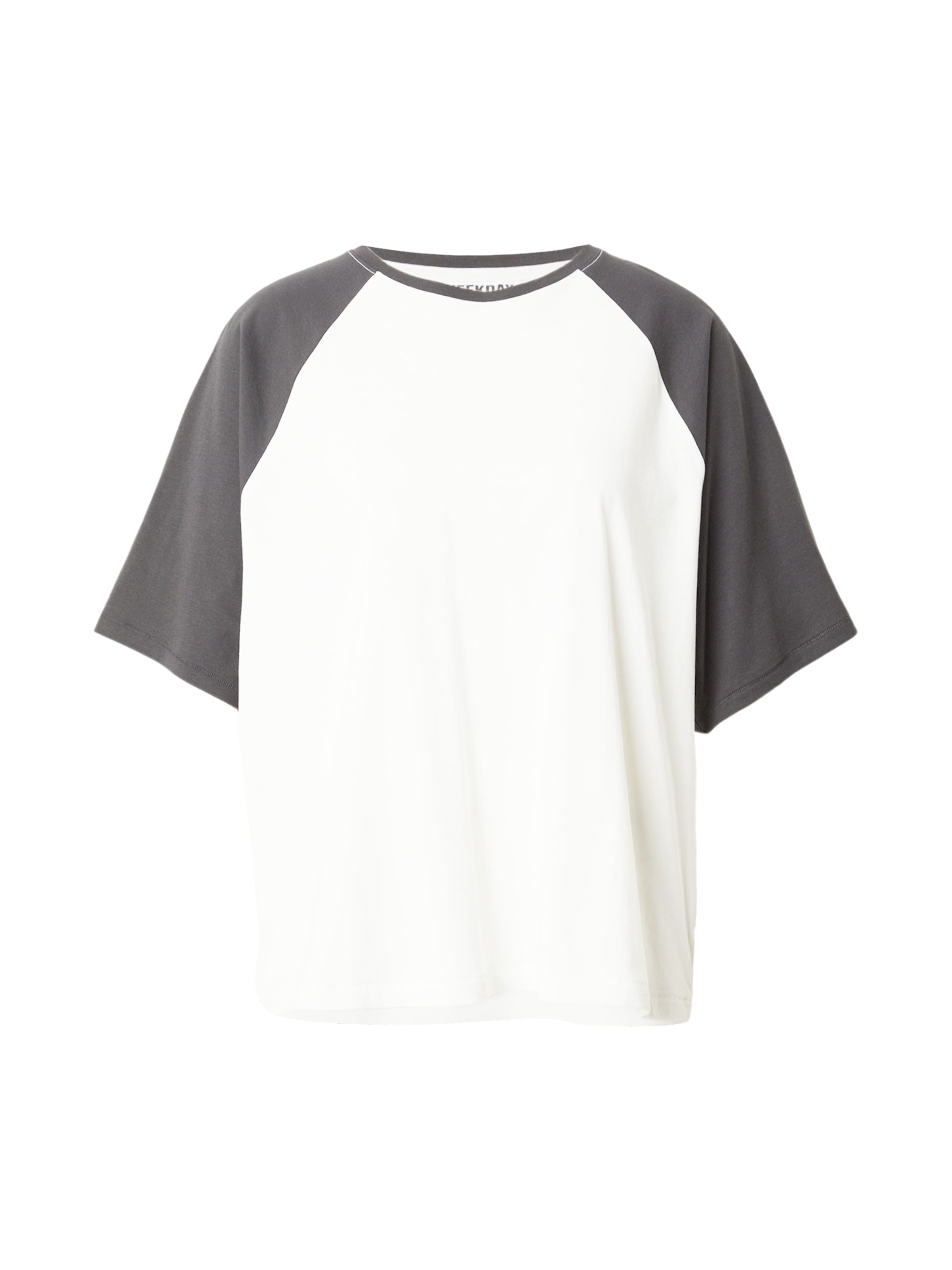 Maglietta 'Freya' in XS WEEKDAY di colore grigio scuro / bianco, Visualizzazione prodotti