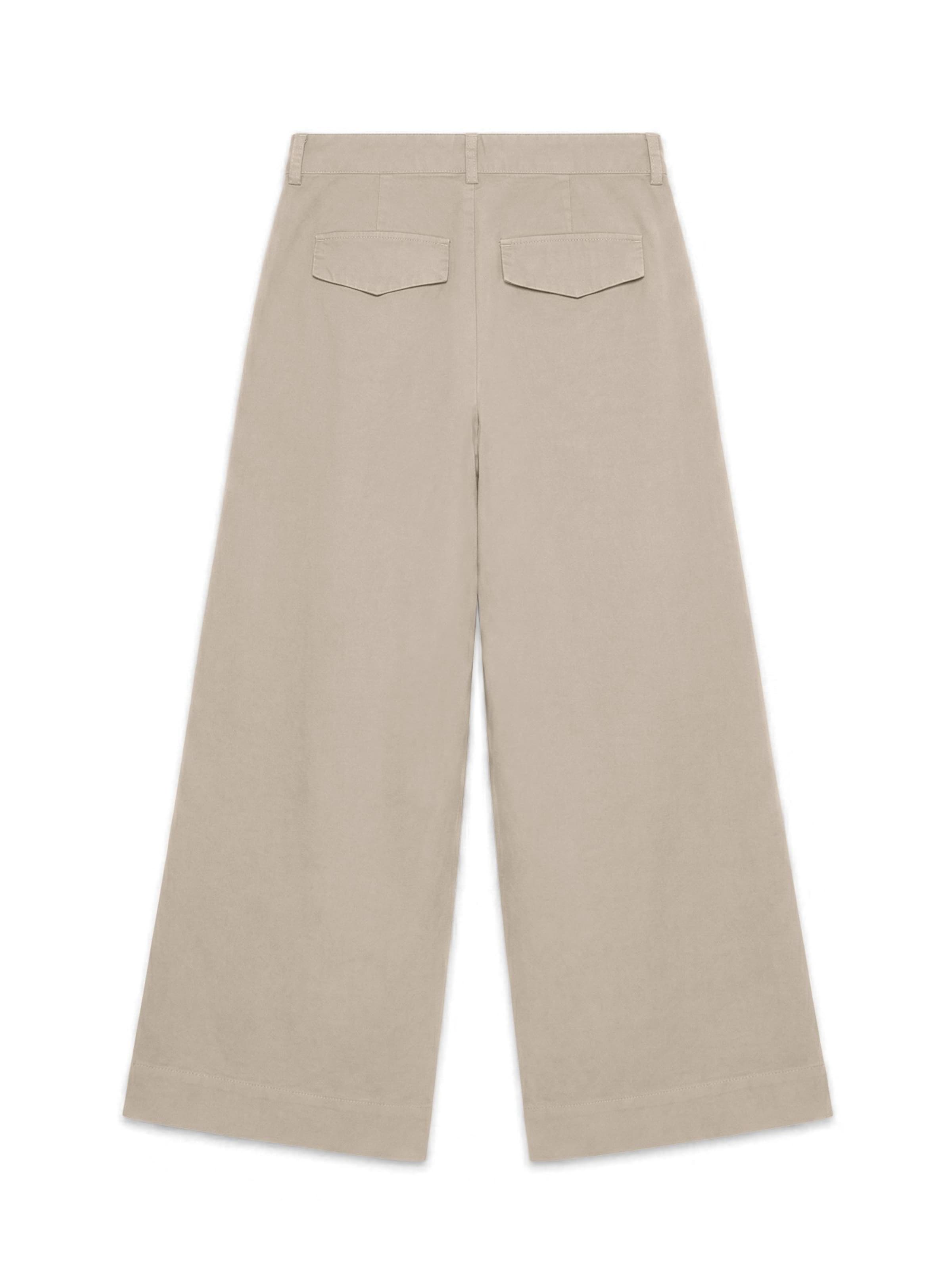 Wide leg Pantaloni con pieghe 'VMNova' di VERO MODA in beige