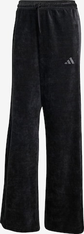 ADIDAS SPORTSWEAR Wide Leg Urheiluhousut 'TIRO' värissä musta: etupuoli