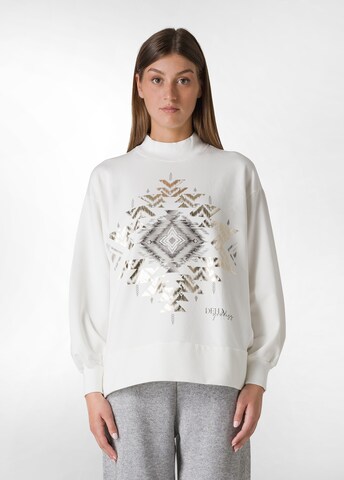 DEHA Sports sweatshirt in White: front