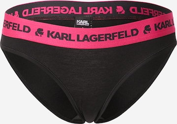 Karl Lagerfeld Slip in Schwarz: predná strana