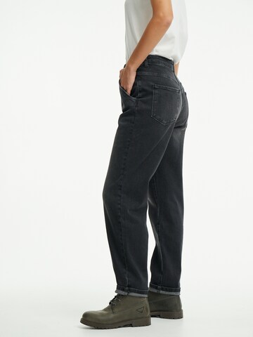 WEM Fashion Tapered Bandplooi jeans in Grijs