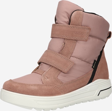 ECCO Snow Boots in Pink: front