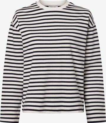 Marie Lund Sweatshirt in Wit: voorkant