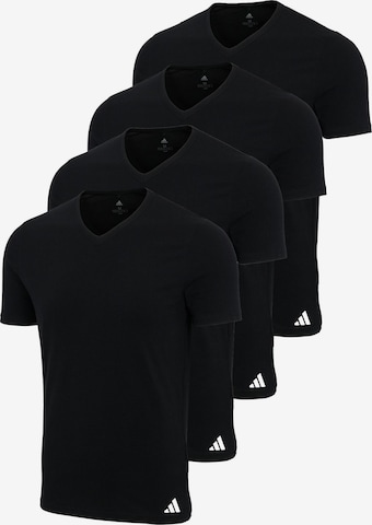 ADIDAS SPORTSWEAR Unterhemd 'Active Flex Cotton' in Schwarz: Vorderseite