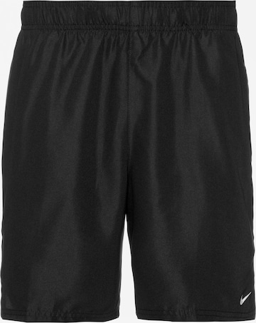 Nike Swim Athletic Swim Trunks in Black: front