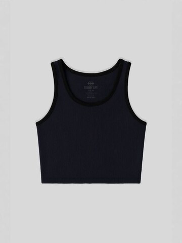 Tommy Life Top 'Crop Top' – černá: přední strana