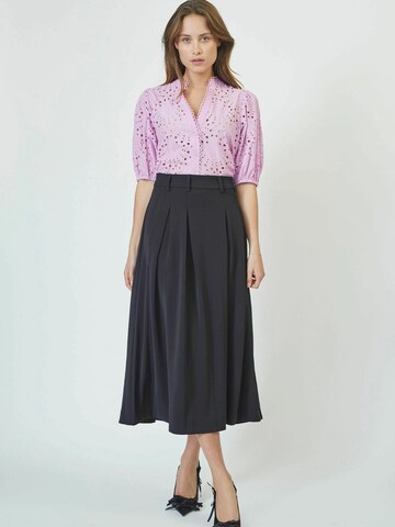 Chemisier 'Naya' co'couture en violet
