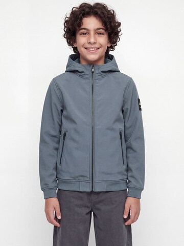 Jack & Jones Junior - Chaqueta funcional en gris: frente