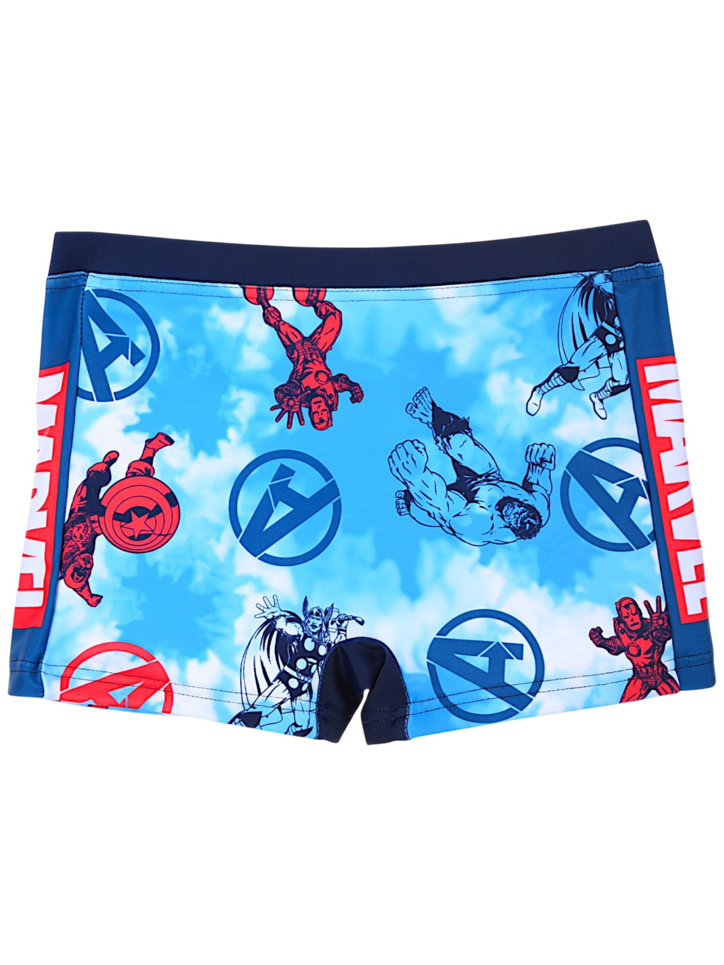 Marvel Avengers Badeshorts 'Avengers' in Blau: Vorderseite
