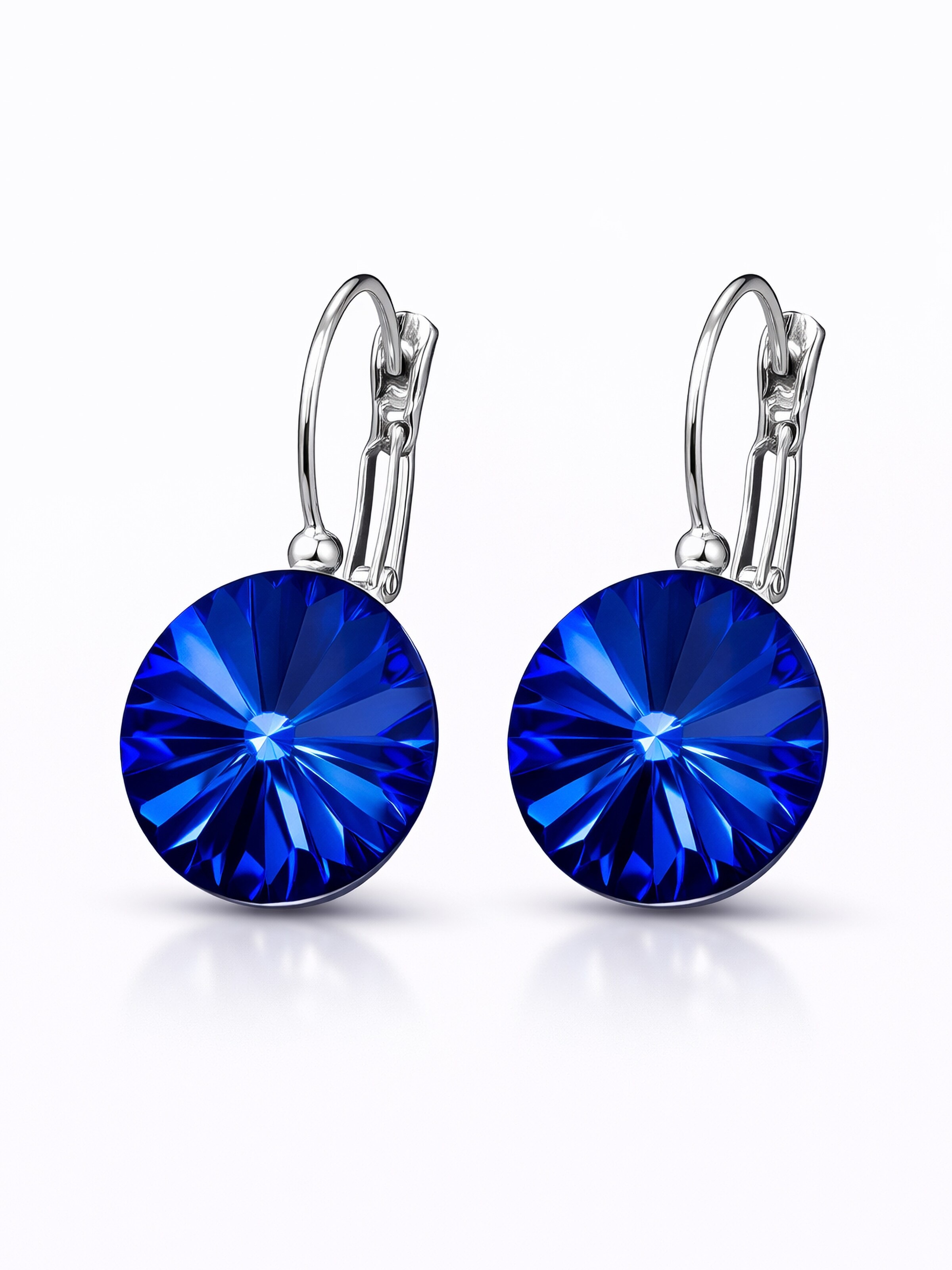 COLLEZIONE ALESSANDRO Earrings 'Germany' in Blue: front