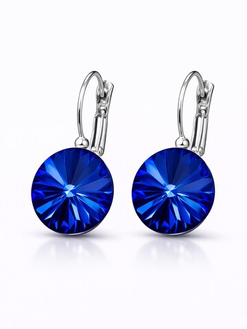 COLLEZIONE ALESSANDRO Earrings 'Germany' in Blue: front