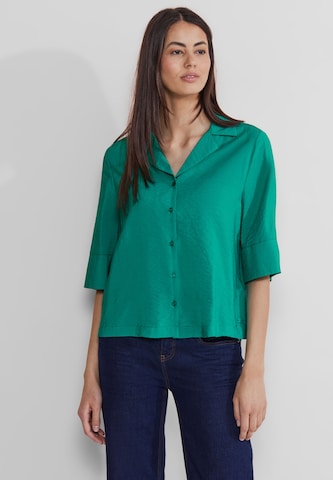 STREET ONE Blouse in Green: front