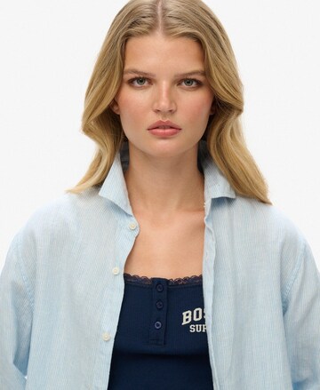 Chemisier Superdry en bleu