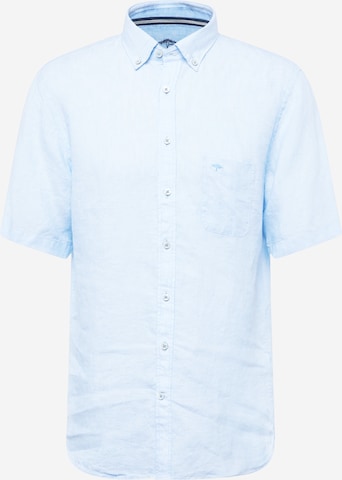 FYNCH-HATTON Button Up Shirt in Blue: front