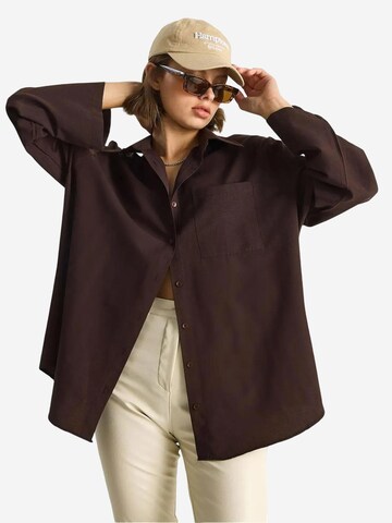 Bianco Lucci Blouse in Bruin