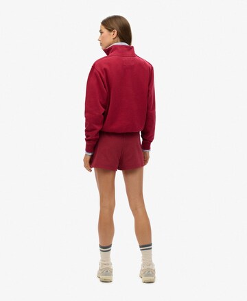 Regular Pantalon 'Essentials' Superdry en rouge