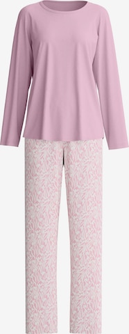 CALIDA Pyjama 'Blooming Nights' in Lila: Vorderseite