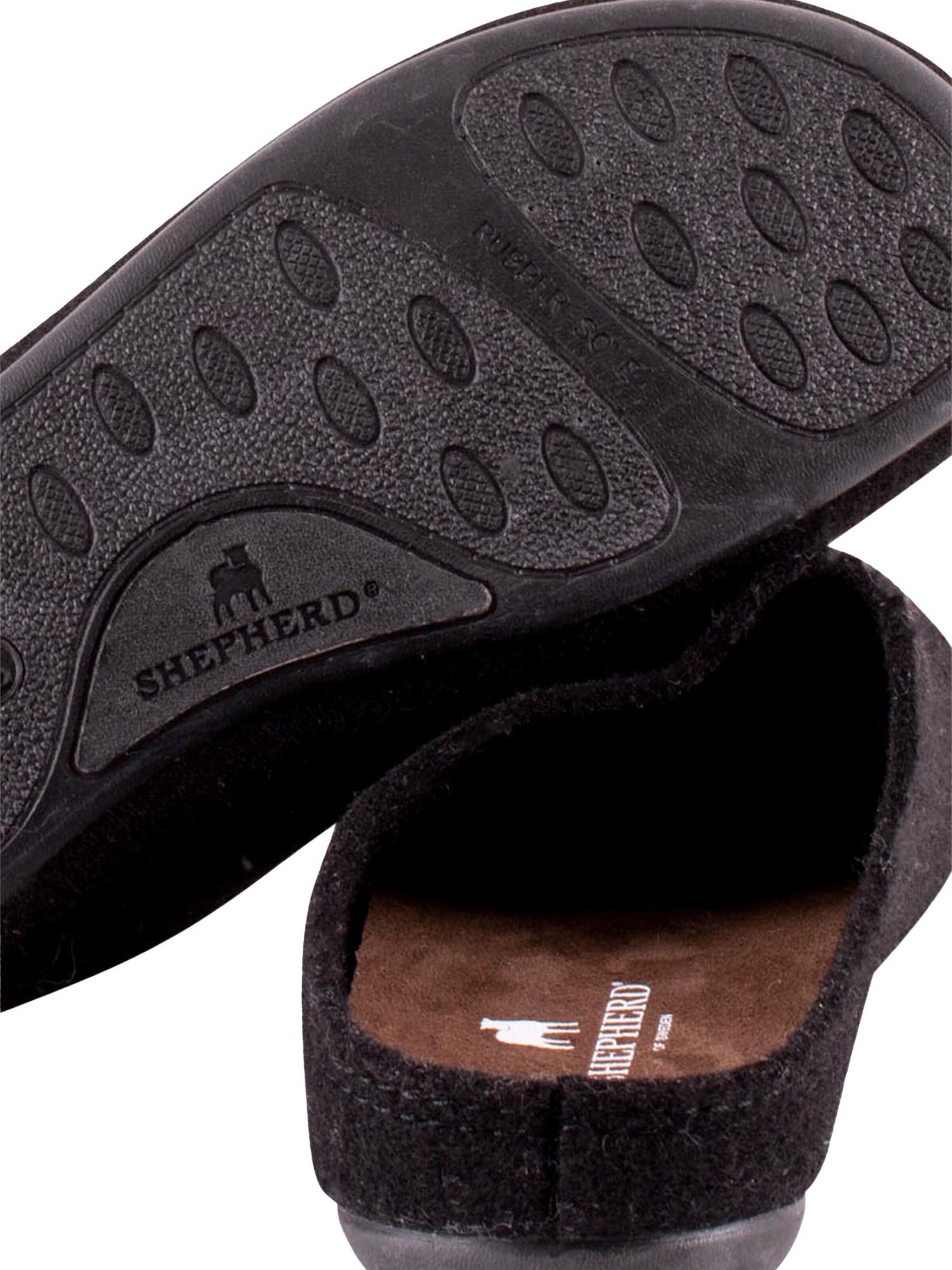 SHEPHERD Slippers 'Cilla' in Black