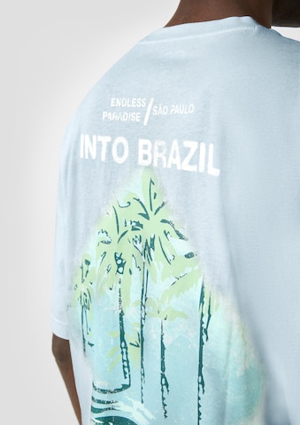 QS T-Shirt in Blau