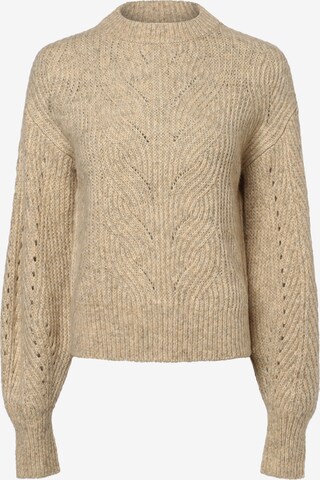 OPUS Sweter 'Pojama' w kolorze beżowy