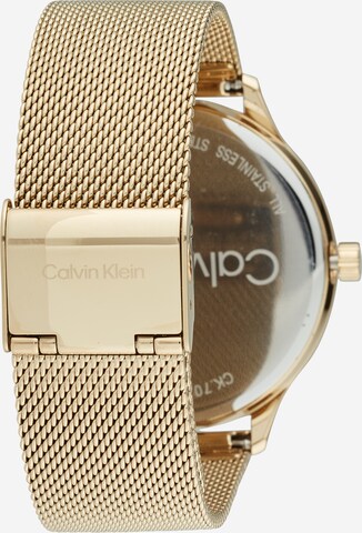 Montre à affichage analogique Calvin Klein en or