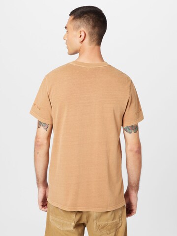 G-Star RAW Koszulka w kolorze brązowy