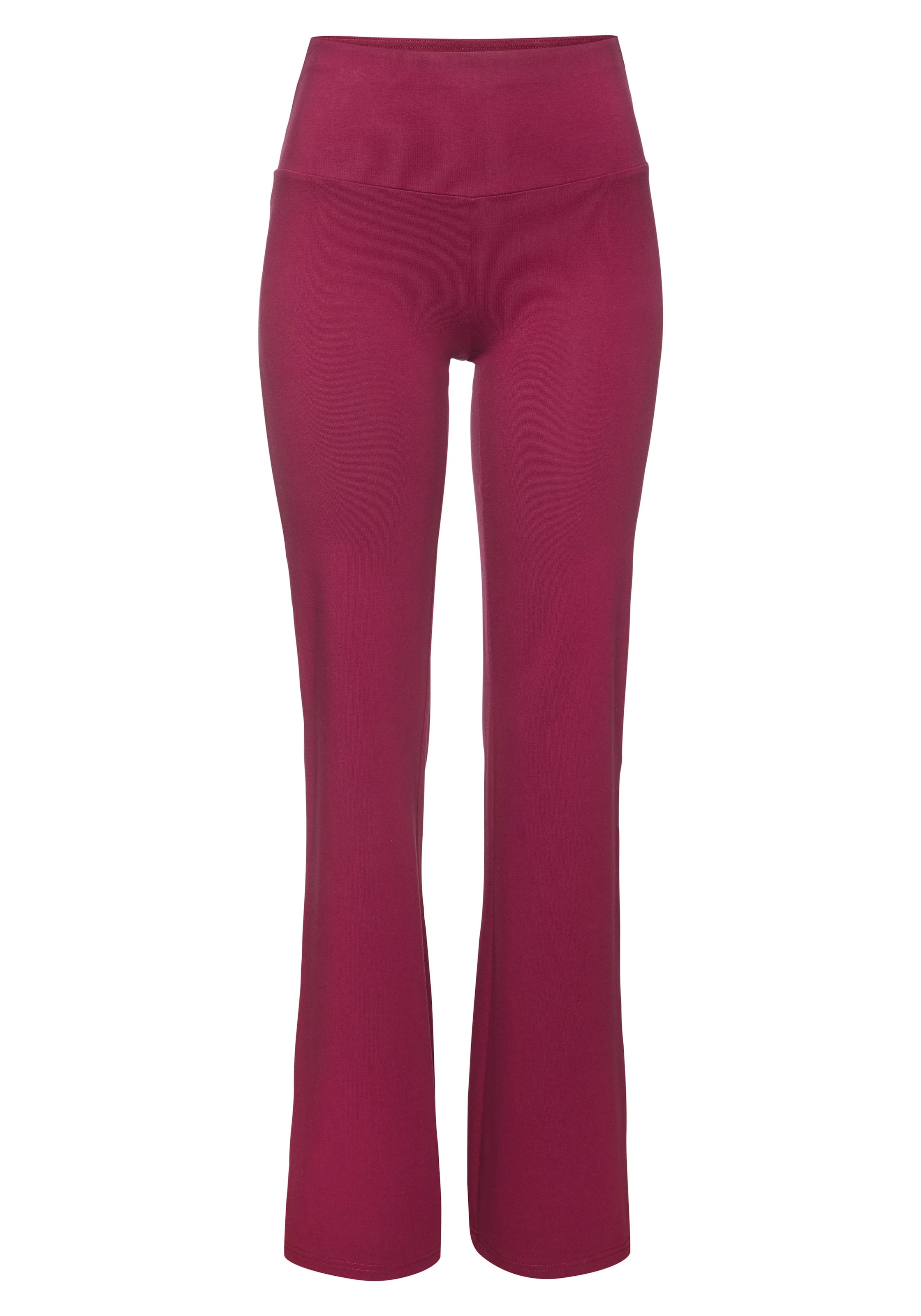 LASCANA ACTIVE Workout Pants in Red: front