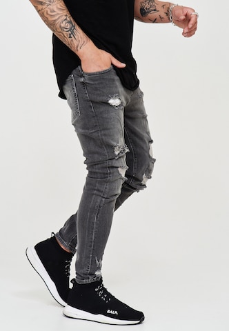 behype Slimfit Jeans 'Dino' in Grau