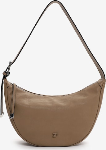 Suri Frey Schoudertas 'Lorrey' in Grijs: voorkant