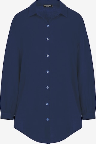 SASSYCLASSY Bluse in Blau: Vorderseite