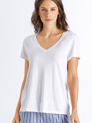Hanro - Camisa de pijama 'Sleep & Lounge' em branco: frente
