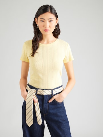 VERO MODA Μπλουζάκι 'VMLISA' σε κίτρινο: μπροστά