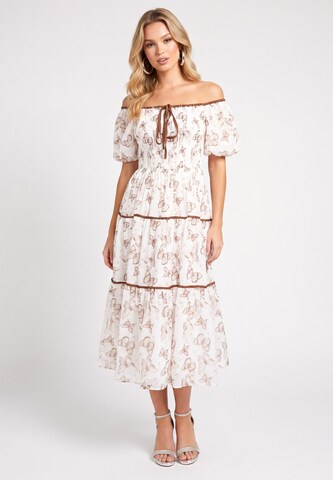 faina Dress in White