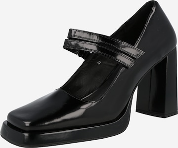 Jeffrey Campbell - Zapatos destalonado 'MAGNUS' en negro: frente